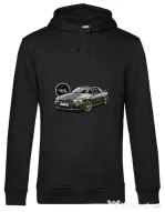 Hoodie barbat cu gluga R34 GTT Negru