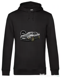 Hoodie barbat cu gluga R34 GTT Negru