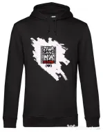 Hoodie barbat cu gluga ZIUA CAND MA SCHIMB - Adi Morosanu Negru