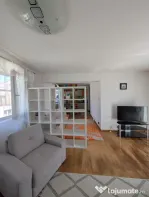 Apartament 44mp, mobilat, garaj, zona Primariei Floresti