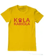 Tricou personalizat barbat Logo Kola Rosu Galben