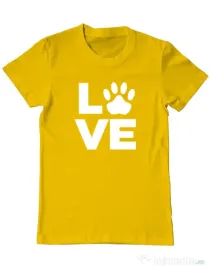 Tricou personalizat barbat Love Kola Kariola Alb Galben