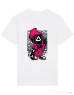 Tricou STANLEY STELLA barbat Squid Game 4 Alb