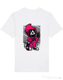 Tricou STANLEY STELLA barbat Squid Game 4 Alb