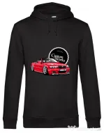 Hanorac barbat cu gluga Slammed E46 Cabrio Negru