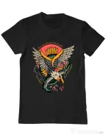 Tricou personalizat barbat Tattoo Fighting Negru