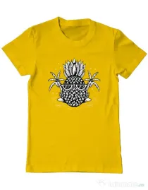 Tricou personalizat barbat Pineapple Summer Galben