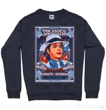 Bluza personalizata barbat Michael Jackson Denim inchis