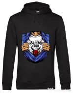 Hanorac barbat cu gluga Release My Superpower Negru