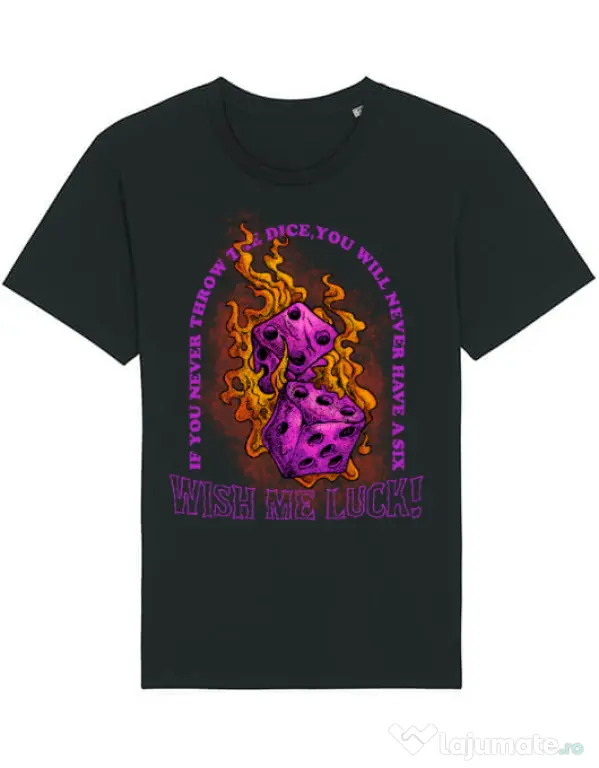 Tricou STANLEY STELLA barbat WISH ME LUCK Negru