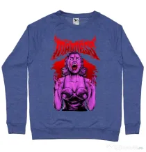 Bluza personalizata barbat MADNESS Albastru melanj
