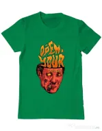 Tricou personalizat barbat OPEN YOUR MIND Verde mediu