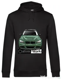 Hanorac barbat cu gluga E90 HTO - front Negru