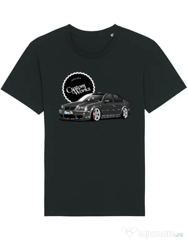 Tricou STANLEY STELLA barbat Bora on Segment wheels Negru