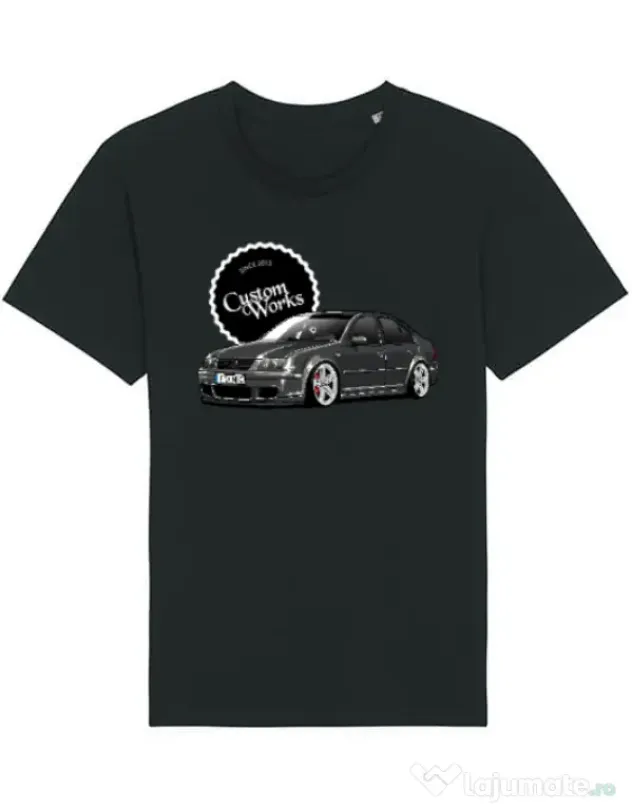 Tricou STANLEY STELLA barbat Bora on Segment wheels Negru