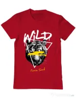 Tricou personalizat barbat Wild Fierce Soul Rosu