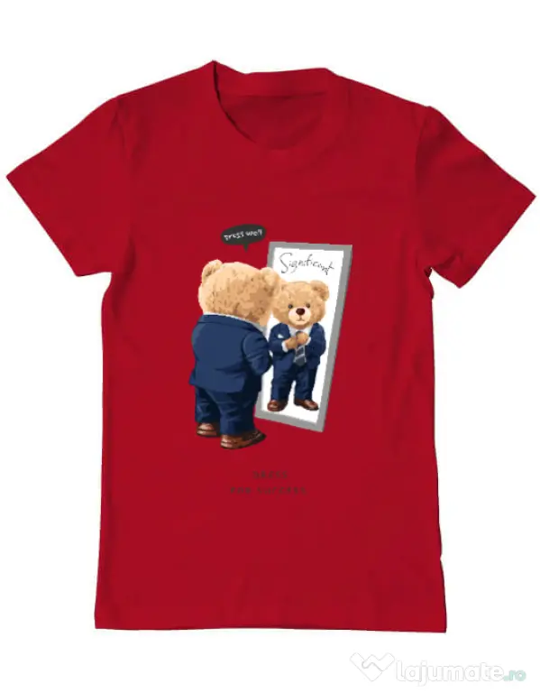Tricou personalizat barbat Dress for success Rosu