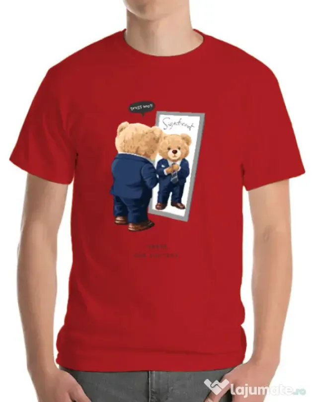 Tricou personalizat barbat Dress for success Rosu