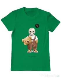 Tricou personalizat barbat Be yourself Verde mediu