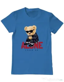 Tricou personalizat barbat Leave Me Albastru azuriu