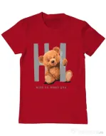 Tricou personalizat barbat Nice to meet you Rosu