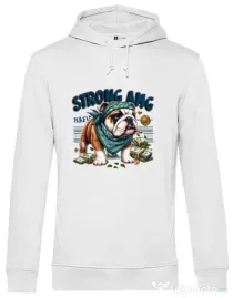 Hanorac barbat cu gluga BULLDOG 09 Alb