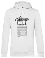 Hanorac barbat cu gluga Zodiac | Taur Alb