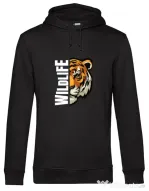 Hanorac barbat cu gluga WildLife (dark) Negru