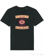 Tricou STANLEY STELLA barbat The best Dad Negru