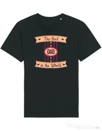 Tricou STANLEY STELLA barbat The best Dad Negru