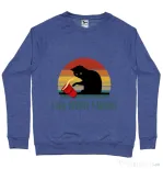 Bluza ADLER barbat I do what i want Albastru melanj