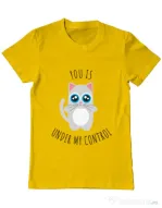 Tricou ADLER barbat Under my control Galben