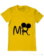 Tricou ADLER barbat Mr Mickey Galben