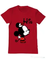 Tricou ADLER barbat His Minnie Rosu