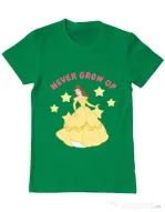 Tricou ADLER barbat Never grow up Verde mediu
