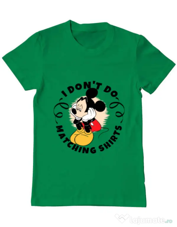 Tricou ADLER barbat Matching shirts Verde mediu