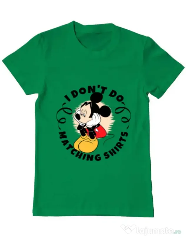 Tricou ADLER barbat Matching shirts Verde mediu