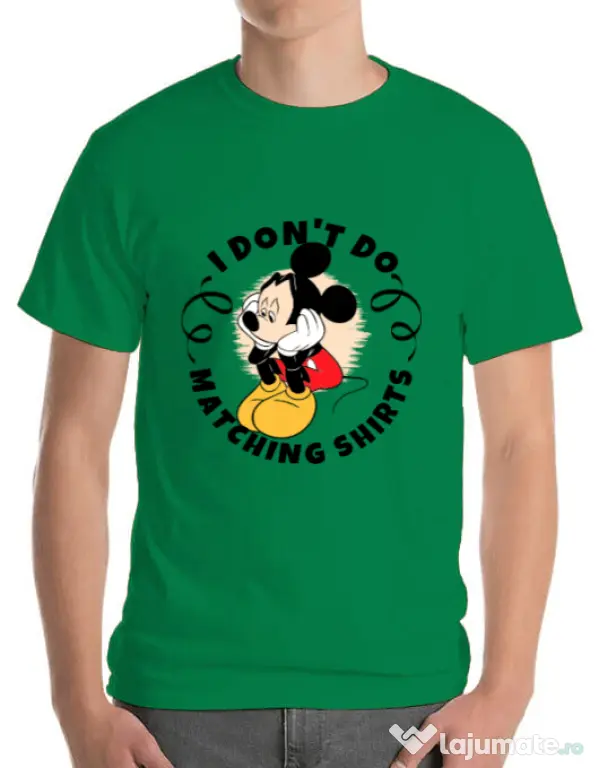 Tricou ADLER barbat Matching shirts Verde mediu