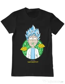 Tricou ADLER barbat I'm just saiyantist Negru