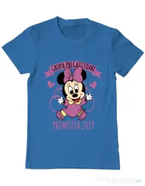 Tricou ADLER barbat Absolvire Minnie Mouse Albastru azuriu