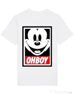 Tricou STANLEY STELLA barbat Oh boy Alb