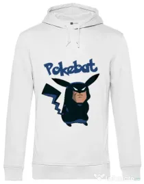 Hoodie barbat cu gluga Pokebat Alb