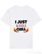 Tricou STANLEY STELLA barbat I just wanna chill Alb