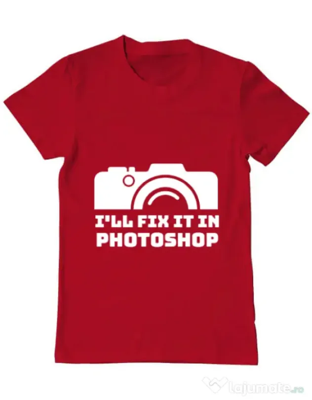 Tricou ADLER barbat I’ll fix it Rosu