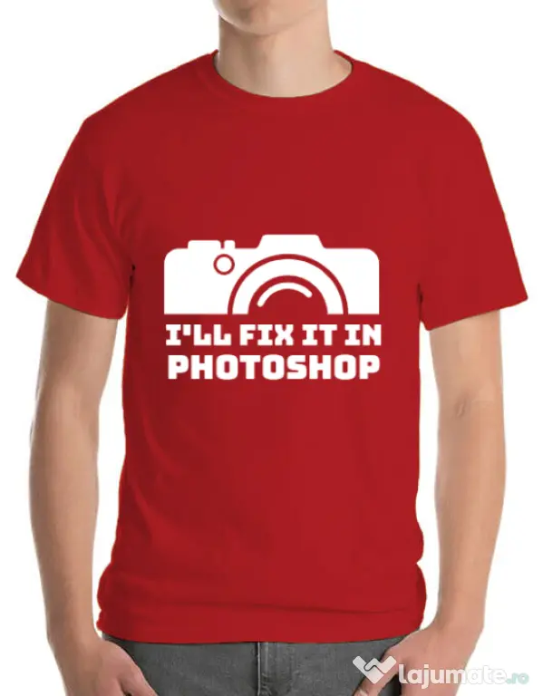 Tricou ADLER barbat I’ll fix it Rosu