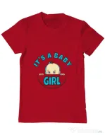 Tricou ADLER barbat It’s a baby girl Rosu