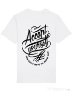 Tricou STANLEY STELLA barbat Accept Yourself Alb