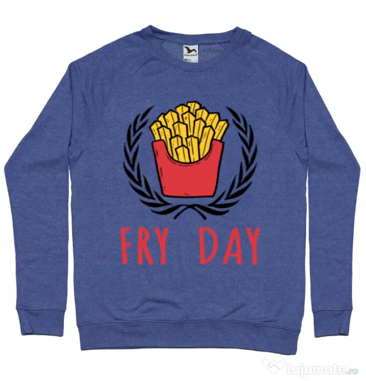 Bluza ADLER barbat Fry Day Albastru melanj