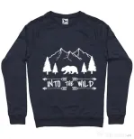 Bluza ADLER barbat Into the wild Denim inchis