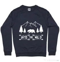 Bluza ADLER barbat Into the wild Denim inchis